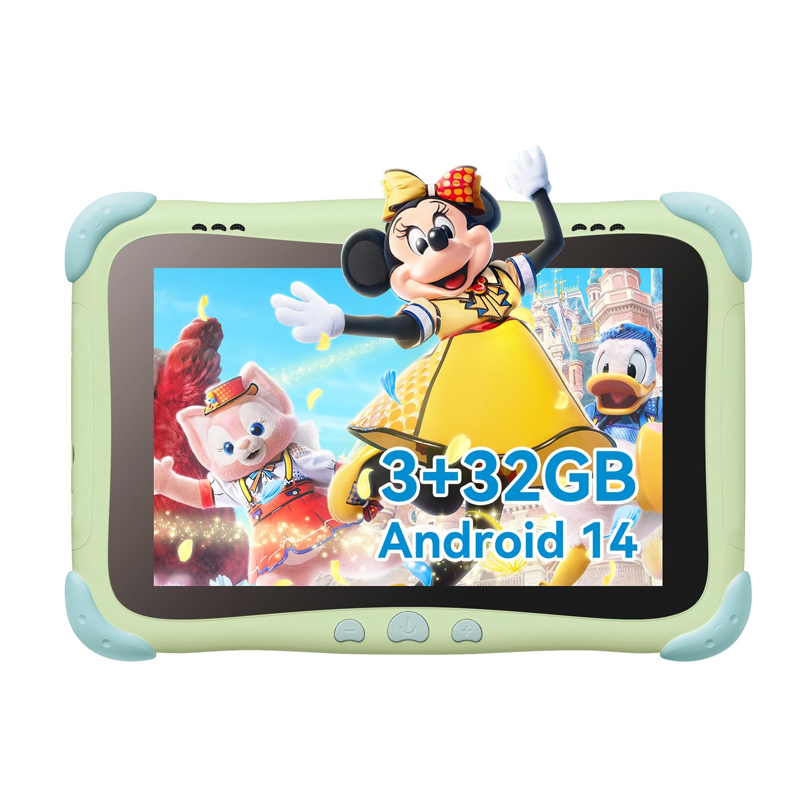 BWJBSW Children's Tablet 8 Inch with Android 14, 3GB RAM + 32GB
